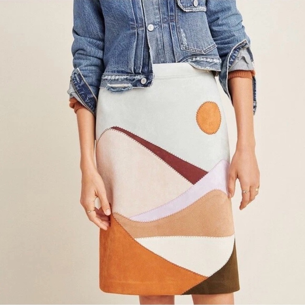 Anthropologie Mirage Patchwork Pencil Skirt
Size: S